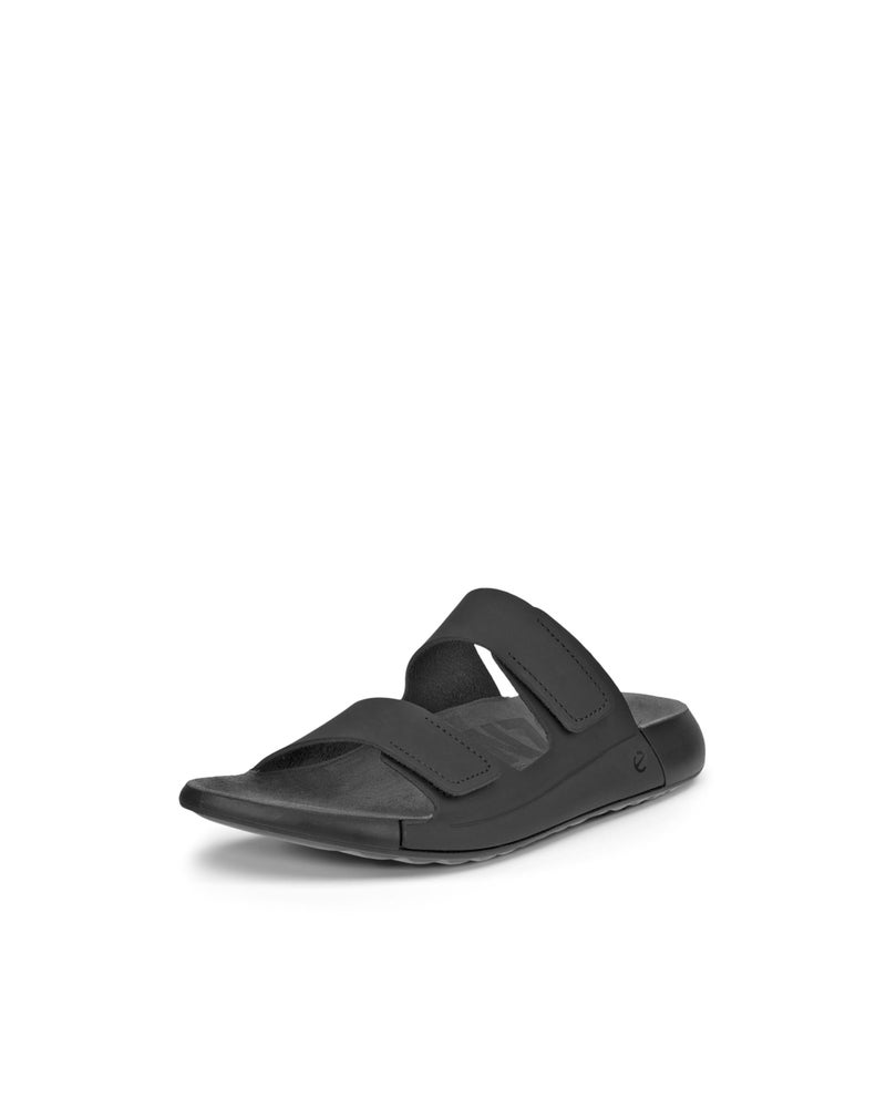 ECCO Womens Cozmo Two Band Slide Sandal Black 11115