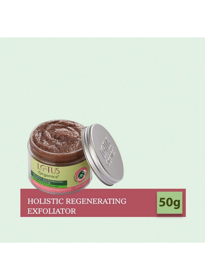 Lotus Organics+ Lotus Organics+ Holistic Regenerating Exfoliator | For Deep Nourishment | Sulphate Free Face Scrub | 100g  - Image 5