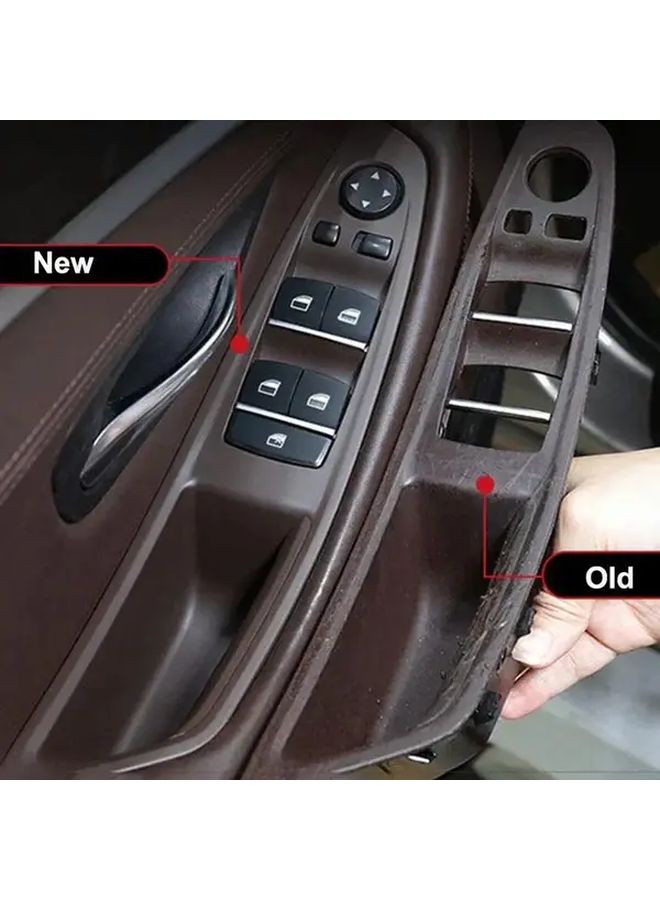 Brown LHD Interior Front Door Armrest Pull Handle For BMW 5 Series F10 F11 F18 - Image 5