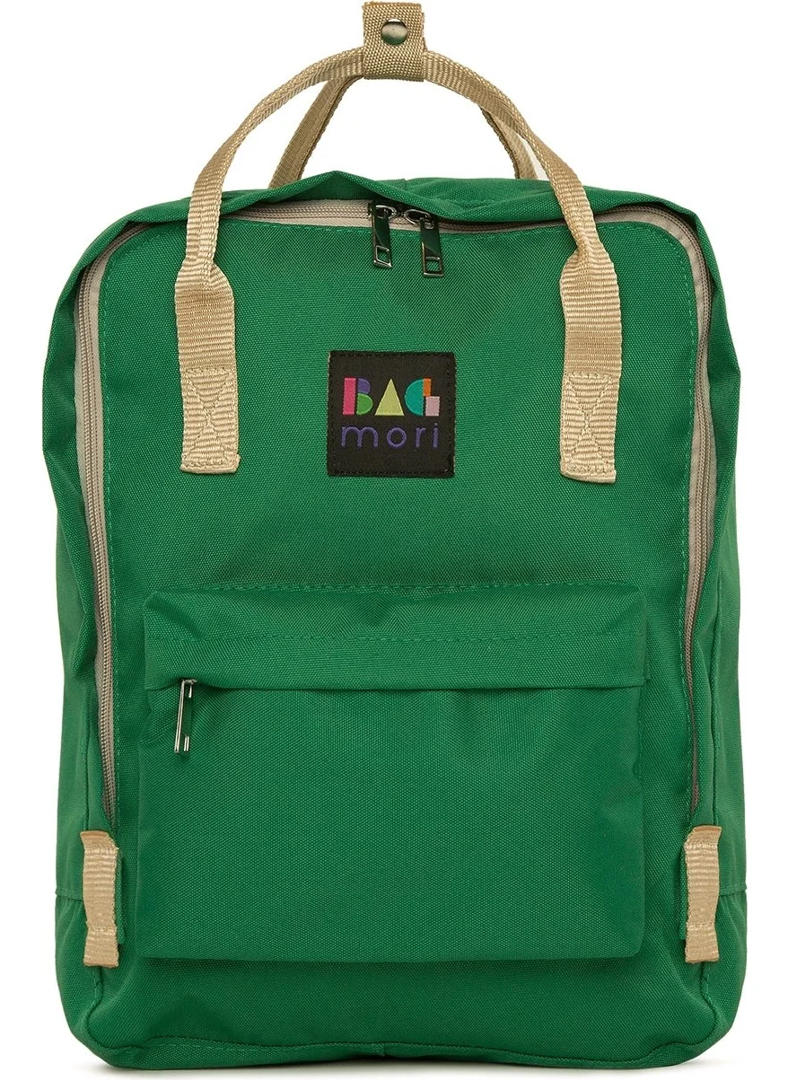 باجموري Grass Green Square Adjustable Strap Bag