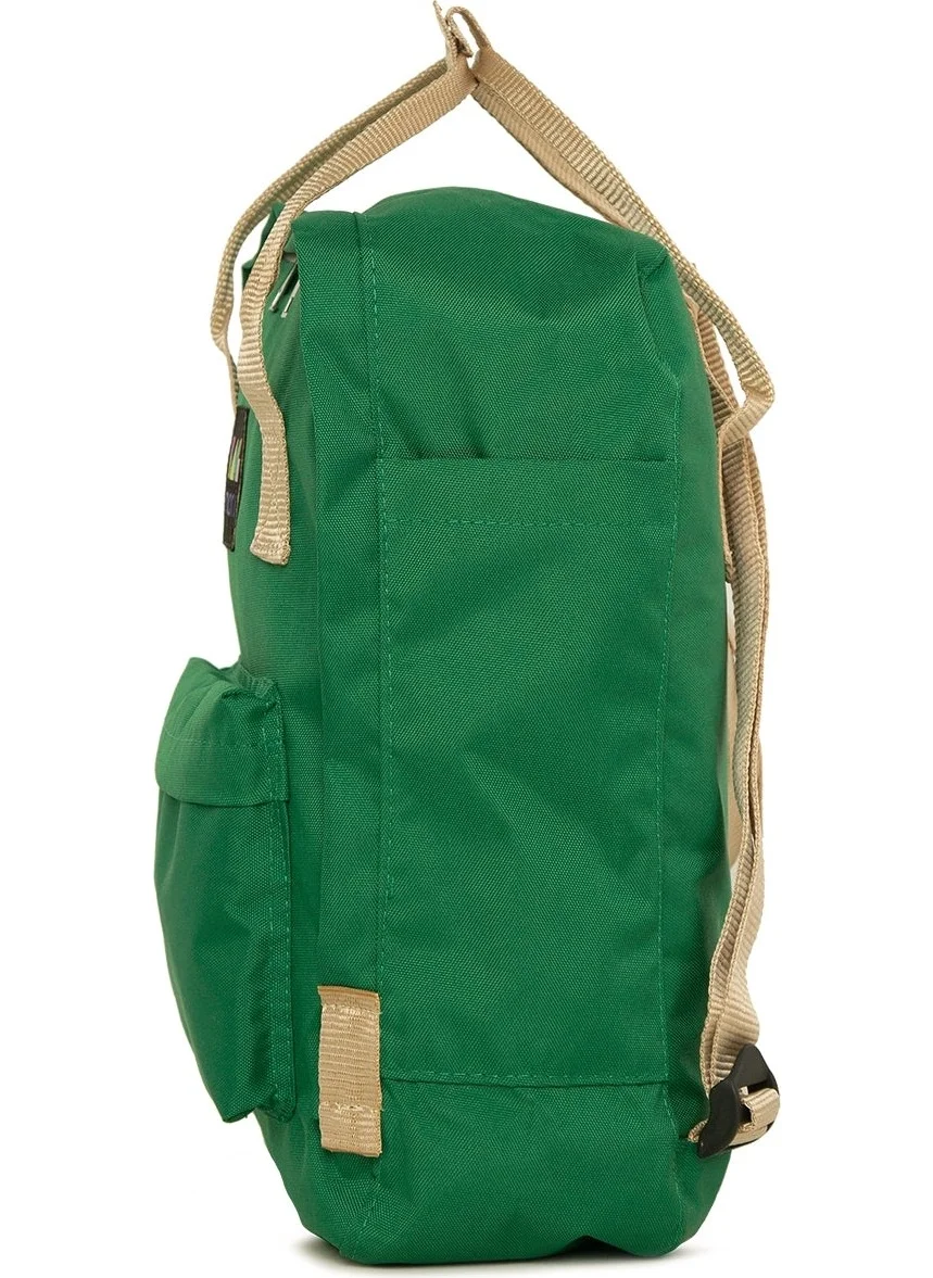 باجموري Grass Green Square Adjustable Strap Bag