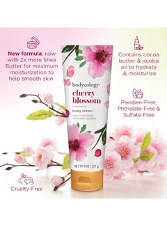 Bodycology Bodycology Shea Butter Body Cream, Cherry Blossom, 8 oz  - Image 2