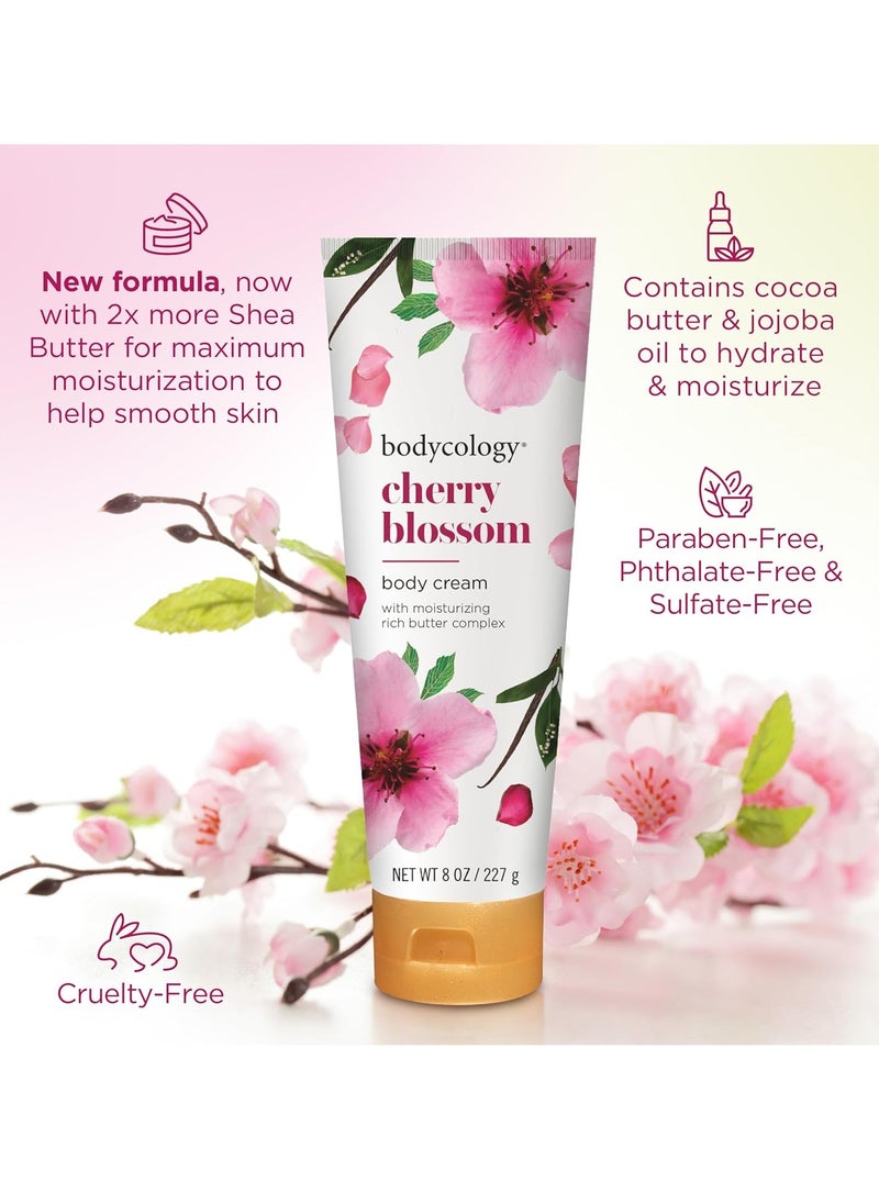 Bodycology Bodycology Shea Butter Body Cream, Cherry Blossom, 8 oz  - Image 2
