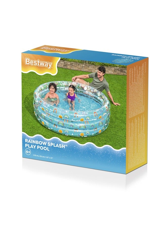 Bestway Transparent Sea Life Pool 170x53Cm -26-51048 - Image 1