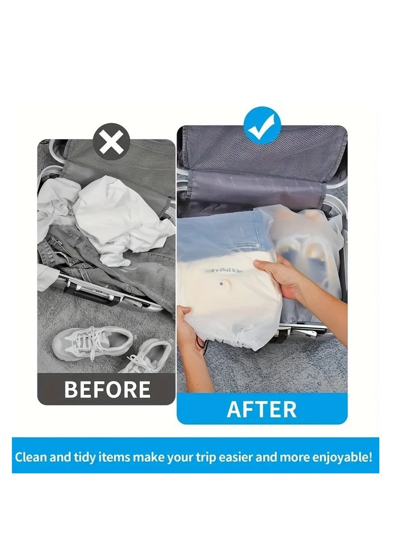 Generic 20 Storage Shoe Bags, Drawstring Storage Shoe Bags, Used to Prevent Shoes from Yellowing Waterproof and Dustproof Portable Shoe Storage Bags, Suitable for Men and Women  - Image 3