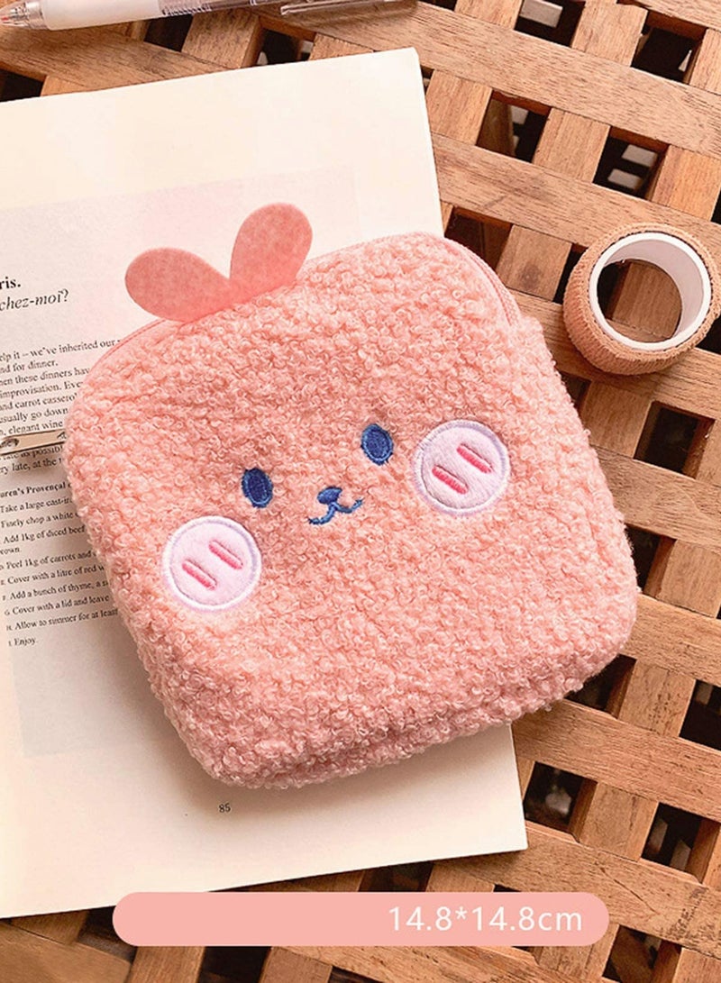 KASTWAVE Mini Storage Bag Cute Carrying Bag Girl Storage Bag Cartoon Napkins Bag - Image 5