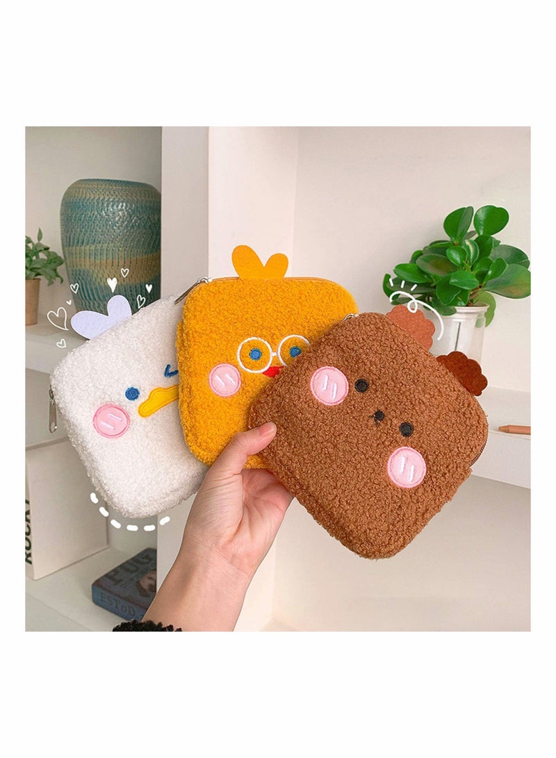 KASTWAVE Mini Storage Bag Cute Carrying Bag Girl Storage Bag Cartoon Napkins Bag - Image 2