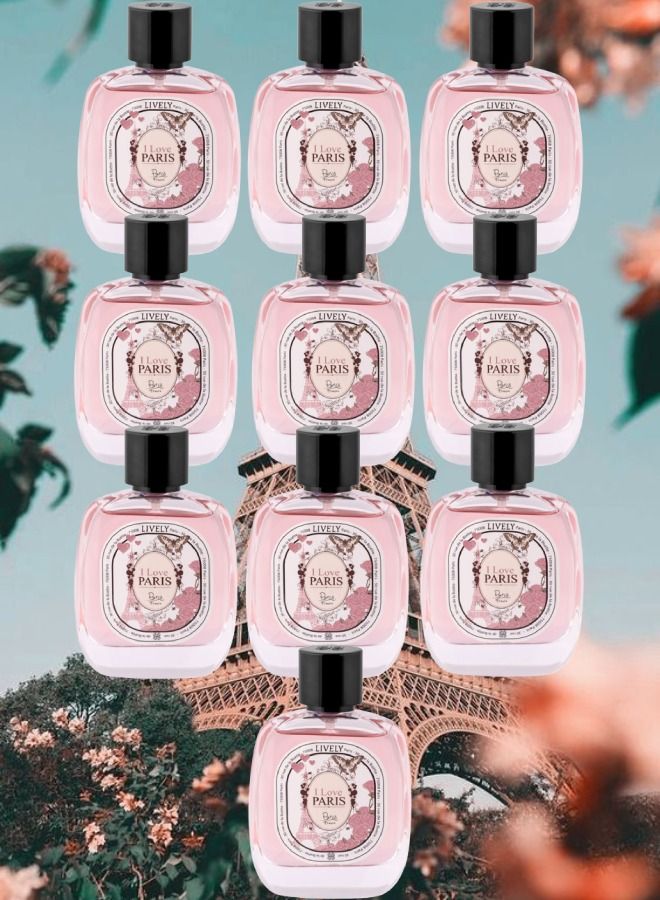 Lively 10 Pieces I Love Paris Perfume 100ml EDT - Image 1