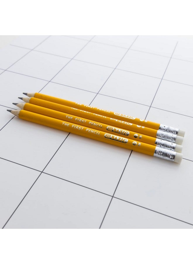 بازيك 2 قلم رصاص أصفر ممتاز من أول جامبو (4/عبوة) - Image 2
