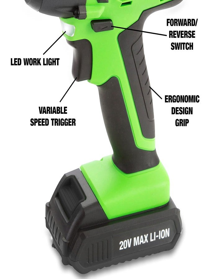 أو إي إم تولز مفتاح ربط لاسلكي يعمل ببطارية ليثيوم أيون 20 فولت كحد أقصى من OEMTOOLS 24661، مقاس 3/8 بوصة - Image 3