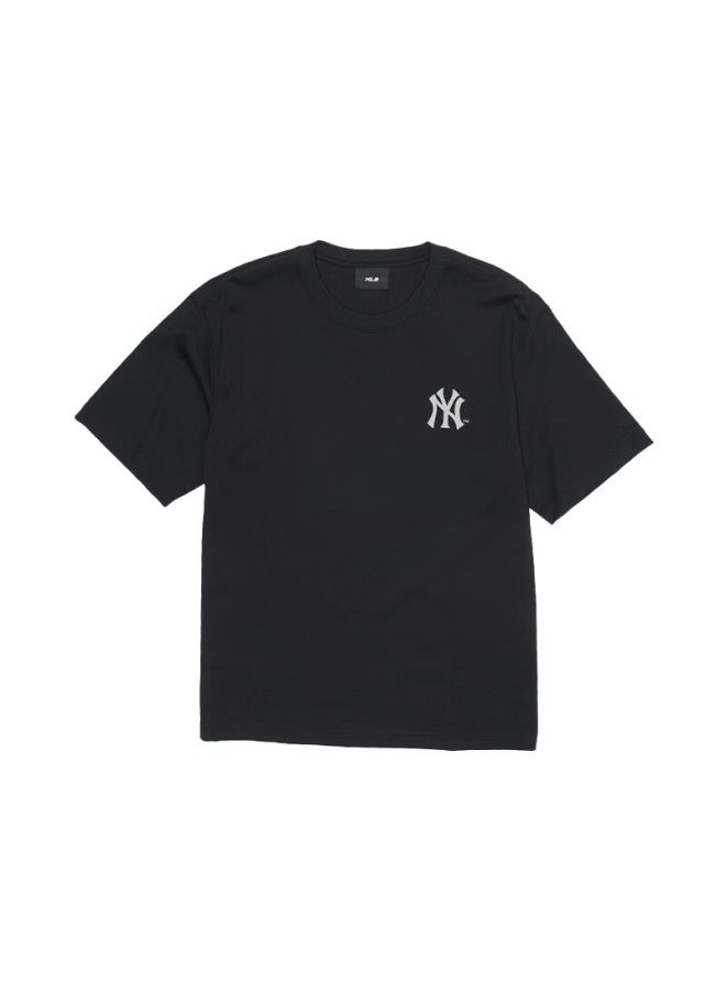 Mlb Uni Short Sleeve Back Print T-shirt Sports Casual Tee 26 New 3atsm0563-50bks-xl - Image 4