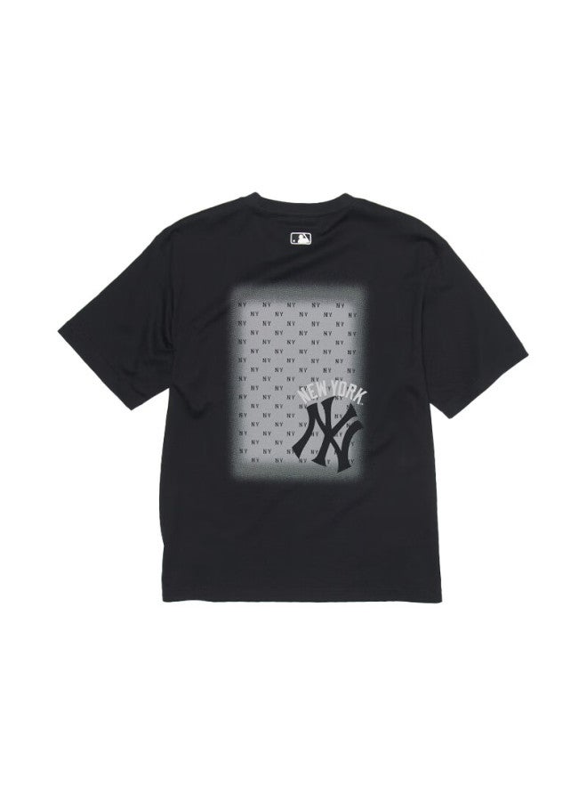 Mlb Uni Short Sleeve Back Print T-shirt Sports Casual Tee 26 New 3atsm0563-50bks-xl - Image 5
