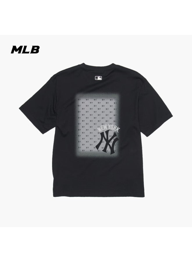 Mlb Uni Short Sleeve Back Print T-shirt Sports Casual Tee 26 New 3atsm0563-50bks-xl - Image 3