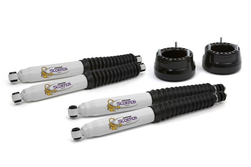 Daystar, Dodge Ram 2" Leveling Kit with front and rear shocks, fits 2005 to 2010 1500 Mega Cab, 1994 to 2013 2500/3500 4WD, all transmissions, all cabs KC09118BK, Black, Made in America - Image 4