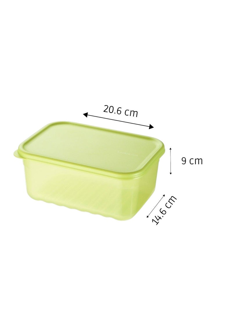 LocknLock Fresh Block Food Container 1.5L (PACK of 2) – BPA-Free, Microwave Safe & Stackable - Image 2