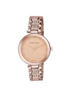 GIORDANO Giordano Eleganza Collection Analog Watch for Women with Color Variant, and Crystal Studded Metal Strap to Complement Your Look, Gift for Women - A2037  - Image 1
