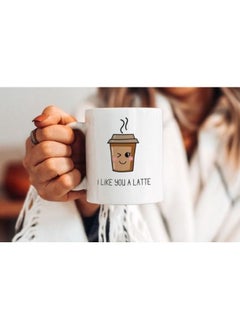 RYN Love You A Latte Printed Mug. 