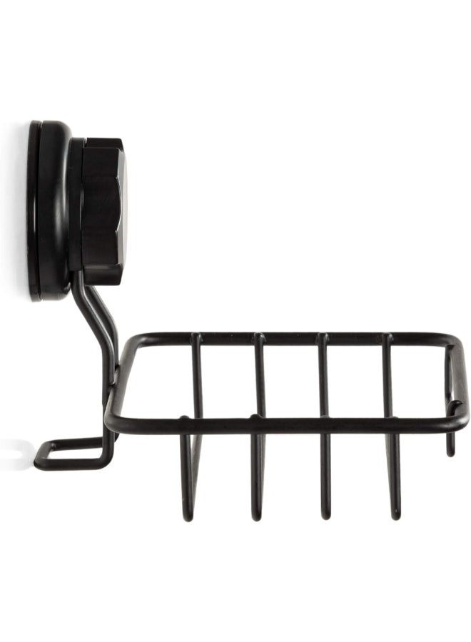 COMPACTOR Bestlock Suction Cup Wall Mounted Soap Dish Black 10 x 13.2 x 13.2 cm RAN9777 - Image 3