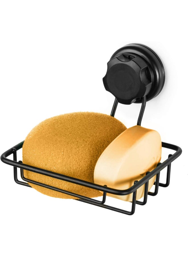 COMPACTOR Bestlock Suction Cup Wall Mounted Soap Dish Black 10 x 13.2 x 13.2 cm RAN9777 - Image 4