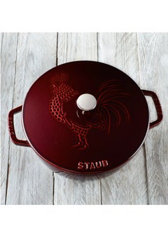 STAUB Essential French Oven With Rooster Lid 24cm, 3.6 Qt  - Image 3