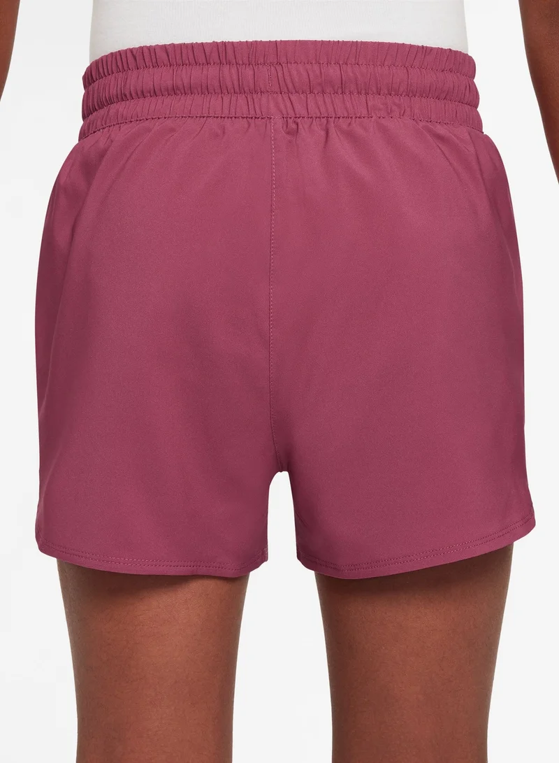 نايكي Youth Dri-Fit One Woven High Rise Graphics Shorts