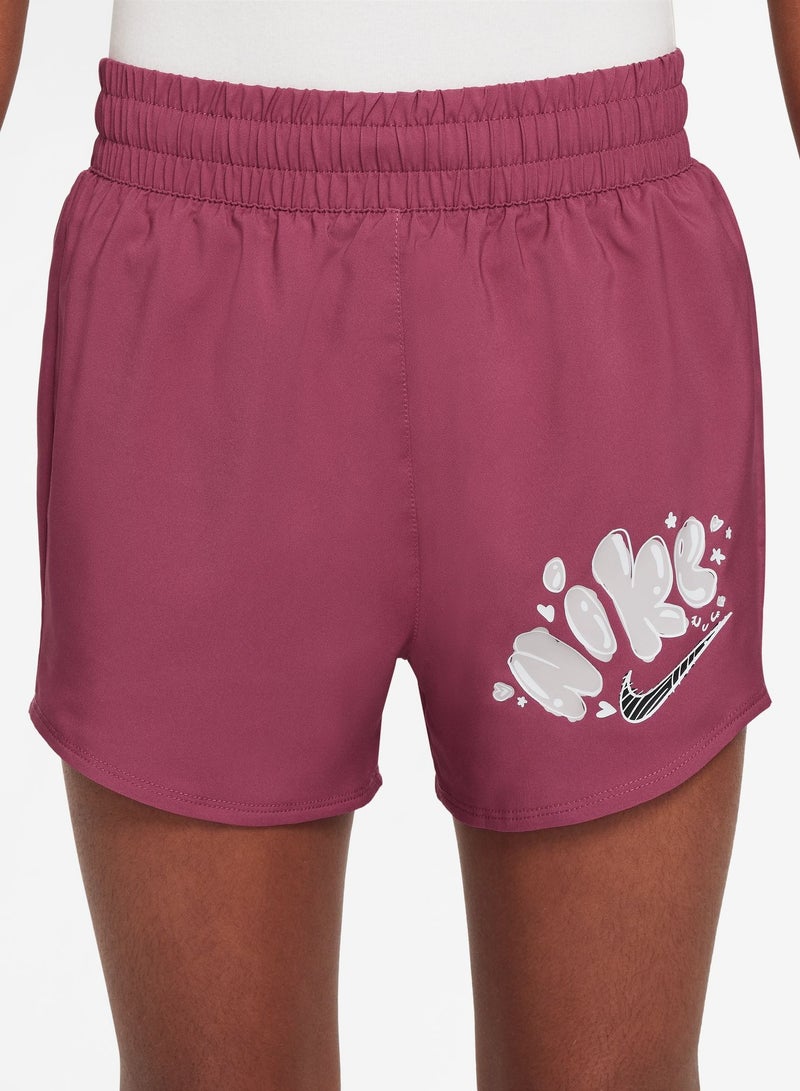 نايكي شورت Youth Dri-Fit One Woven High Rise Graphics - Image 1