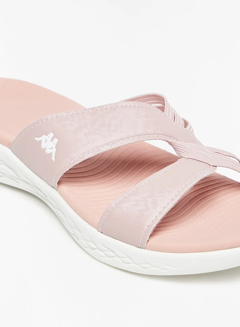 Kappa Kappa Women'S Slip-On Cross Strap Slides