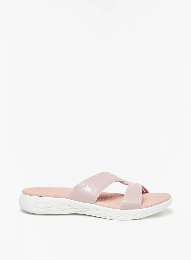 Kappa Kappa Women'S Slip-On Cross Strap Slides