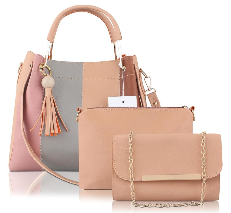 Like Style Women & Ladies Handbag's Pack Of 3 - Image 1