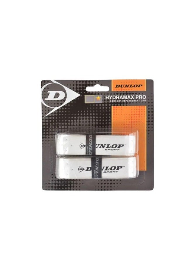DUNLOP SAC Hydramax pro 2pc Overgrip   Color: White