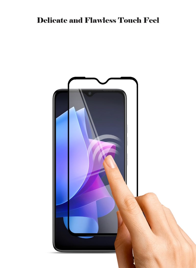 Techie Techie 5D Full Cover 9H Hardness HD Tempered Glass Screen Protector for Tecno Spark Go 2023 - Anti-Scratch, Anti-Fingerprint, and Bubbles Free Technology  - Image 4