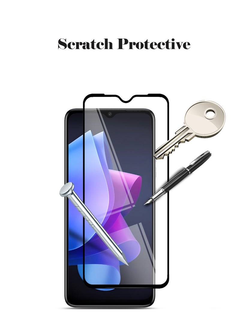Techie Techie 5D Full Cover 9H Hardness HD Tempered Glass Screen Protector for Tecno Spark Go 2023 - Anti-Scratch, Anti-Fingerprint, and Bubbles Free Technology  - Image 5