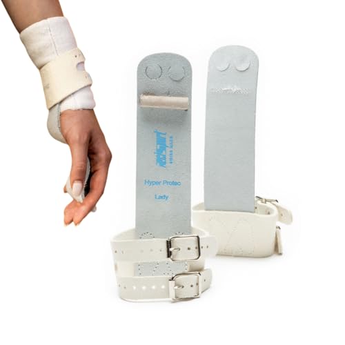Reisport Protec Uneven Bar Gymnastics Grips for Women - Triple Strength Leather Hand Grips for Gymnastics Bars - Gymnastics Equipment & Accessories for Advanced Gymnasts - Image 1