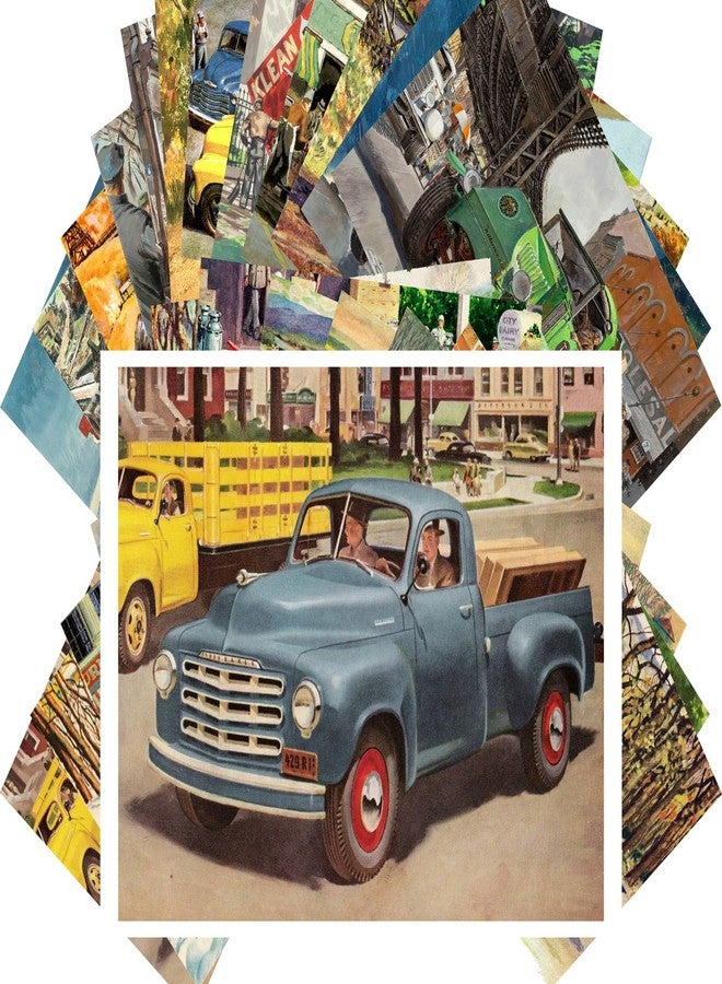 PIXILUV Vintage PostCards 24 pcs Studebaker Truck Commercial Car Classic Vintage Advert Poster - Image 1