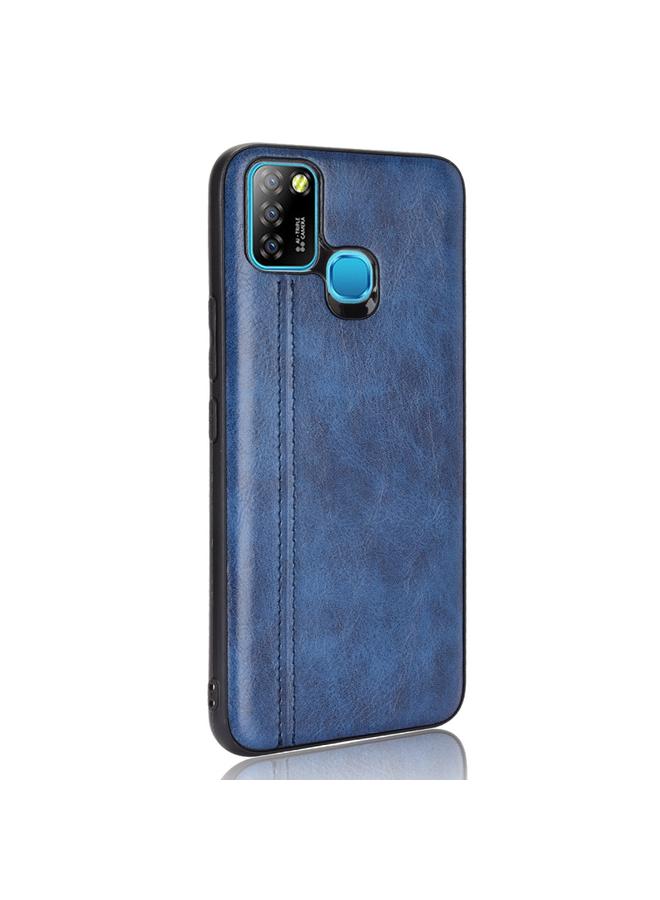 إيدويي جراب لهاتف Infinix Smart 5 مقاوم للصدمات بنمط جلد البقر المخيط، مصنوع من مادة البولي يوريثين الحراري + مادة البولي يوريثان الحراري + مادة TPU - Image 3