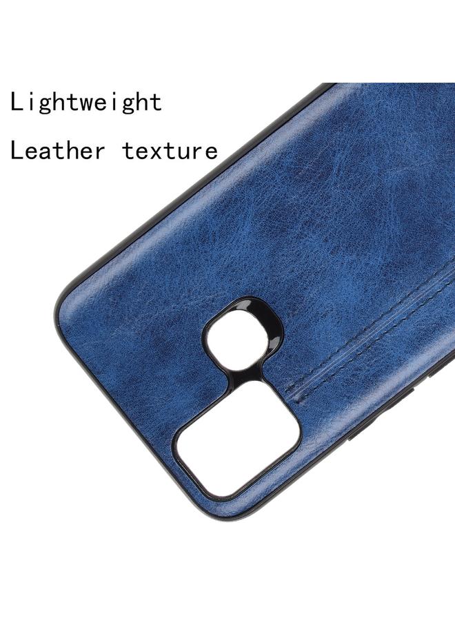 إيدويي جراب لهاتف Infinix Smart 5 مقاوم للصدمات بنمط جلد البقر المخيط، مصنوع من مادة البولي يوريثين الحراري + مادة البولي يوريثان الحراري + مادة TPU - Image 4