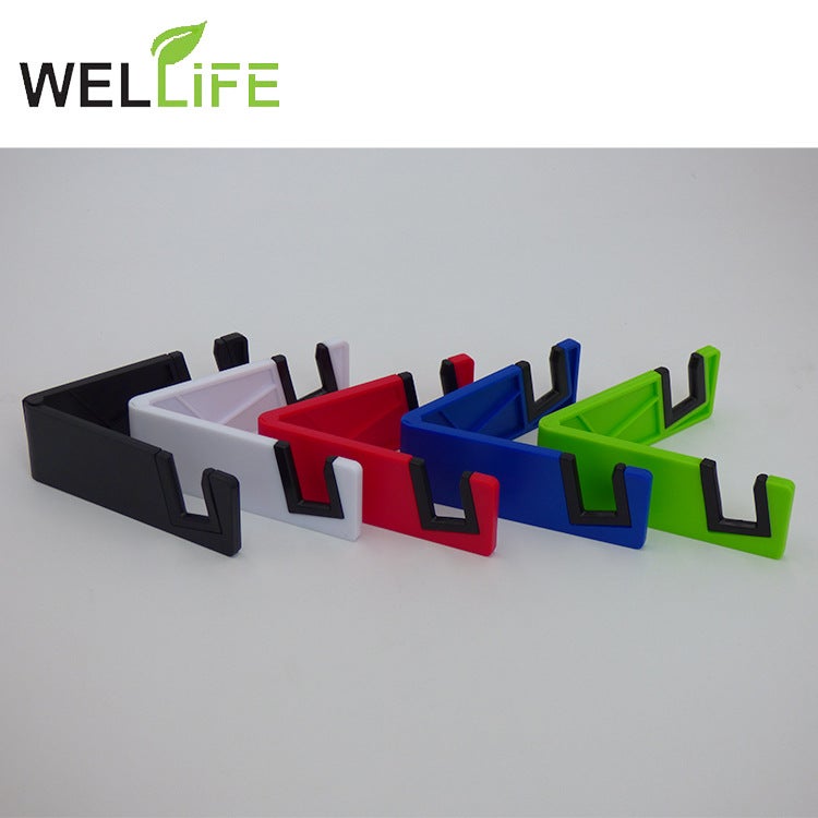 WELLIFE V-Shape Foldable Phone Stand Holder for Live Streaming, Desktop Adjustable Stand for Phones and Tablets - Image 3