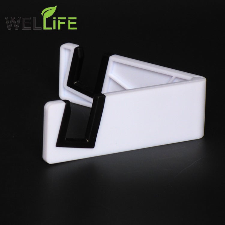 WELLIFE V-Shape Foldable Phone Stand Holder for Live Streaming, Desktop Adjustable Stand for Phones and Tablets - Image 1