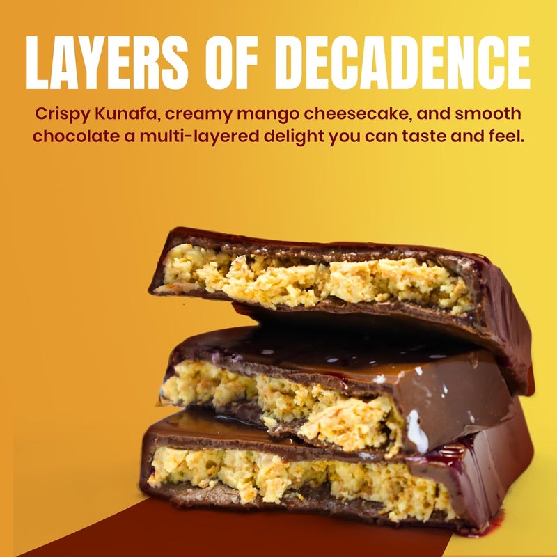 Karish Mango Cheesecake Kunafe Chocolate 190g – Fruity Gourmet Chocolate, Rich Cocoa & Tropical Dessert Treat - Image 2