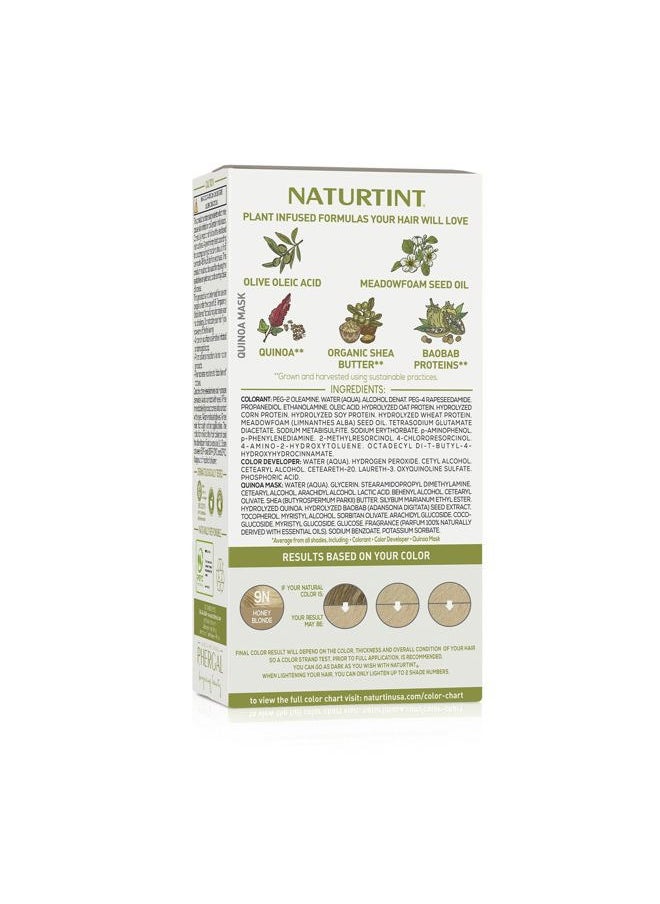 NATURTINT 9N Honey Blonde Permanent Hair Color (Pack of 1), Ammonia Free, Vegan, Cruelty Free, up to 100% Gray Coverage, Long Lasting Results (Packaging may vary)  - Image 5