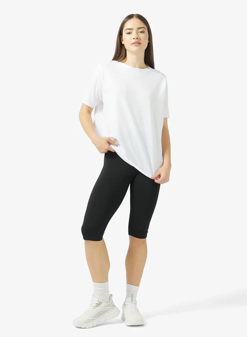 Asics BRILLIANT WHITE Nagino Oversized T-Shirt for Women | Best Price UAE
