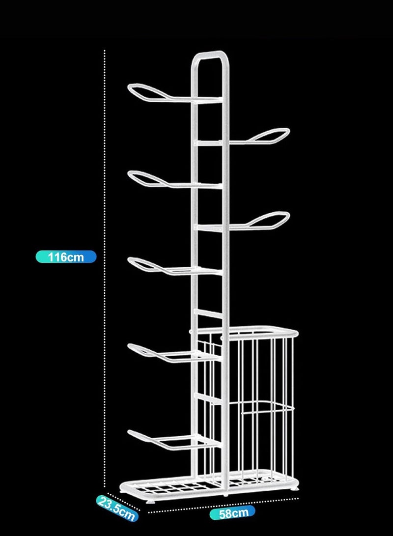 DubaiGallery Ball Stand Basketball Storage Rack Ball Holder Sports Equipment Storage Rack - Image 4