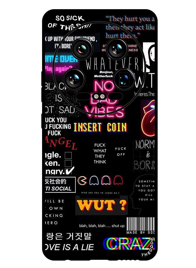 Theodor Protective Case Anti Scratch Shock Proof Bumper Cover For Xiaomi 14 Ultra No Bad Vibes - Image 1