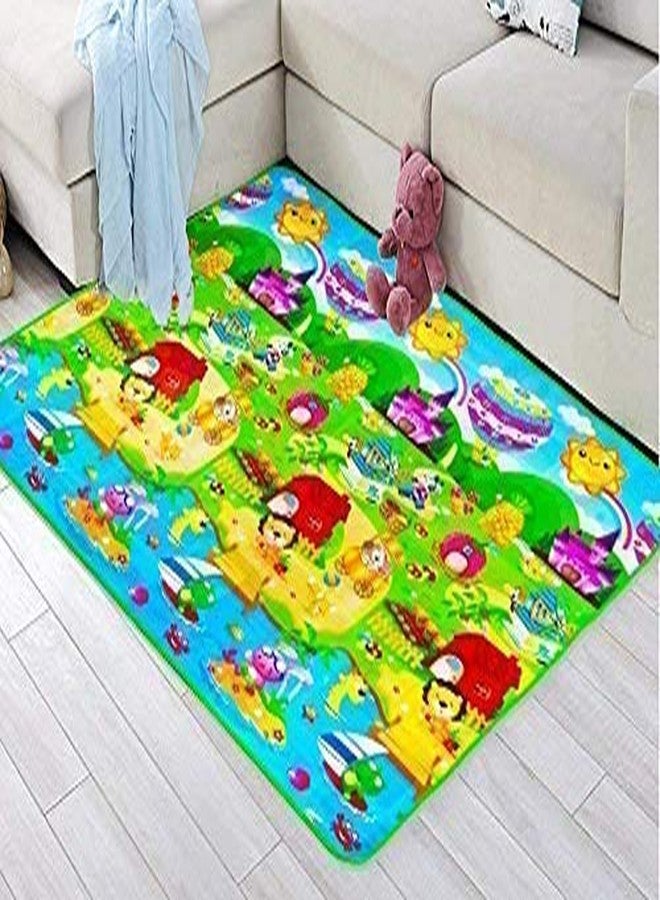 KAVID Waterproof Double Sided Baby Play Mat Child Activity Foam Floor Soft Kid Eductaional Toy Gift Gym Crawl Blanket Ocean Zoo Carpet - 120 x 180 cm - Image 3