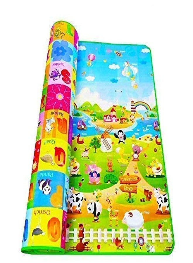 KAVID Waterproof Double Sided Baby Play Mat Child Activity Foam Floor Soft Kid Eductaional Toy Gift Gym Crawl Blanket Ocean Zoo Carpet - 120 x 180 cm - Image 1