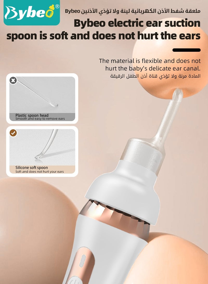Bybeo Ear Cerumen Removal Kit, Automatic Electric Ear Wax Remover, Ear Cleaner, Earwax Cleaning Kit with LED Light, Powerful Suction for Baby,  Children and Adults, Painless Cleaning Tool  - Image 4