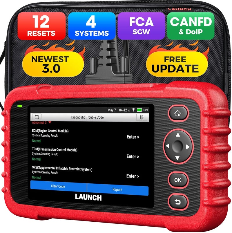 LAUNCH CRP129X Car Code Reader OBD2 Scanner ABS SRS 12 Service Reset Tool - Image 1
