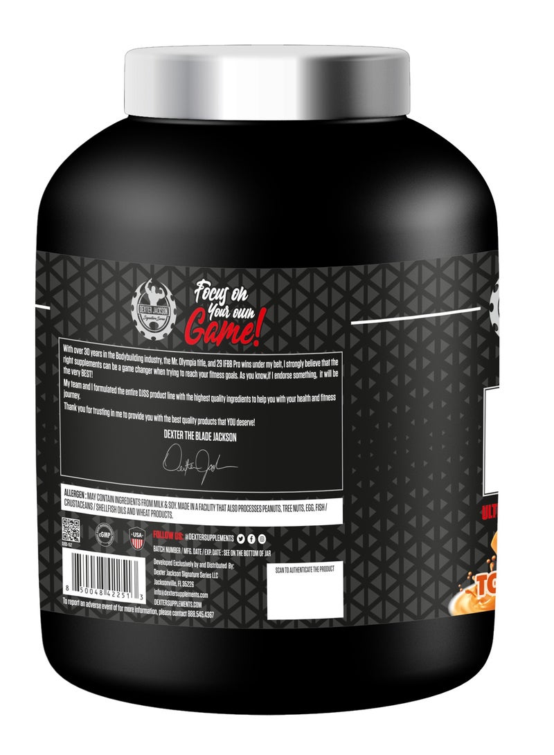 DEXTER JACKSON Black Series Platinum Whey - Ultra Premium Strength Whey & Isolate Protein - Toffee, 4lbs - Image 2