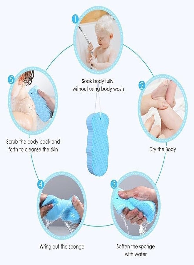 TONSYL Super Soft Bath Body Shower Scrub, Magic Bath Scrub, Dead Skin Remover, Super Soft Exfoliating Painless Scrub, Easy-to-Hold & Durable For Adults Children (Pack Of 4) - Image 4
