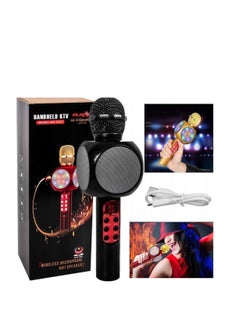 Generic Wireless Bluetooth Karaoke Microphone with Portable Player Speaker WS-1816  White  - Image 2